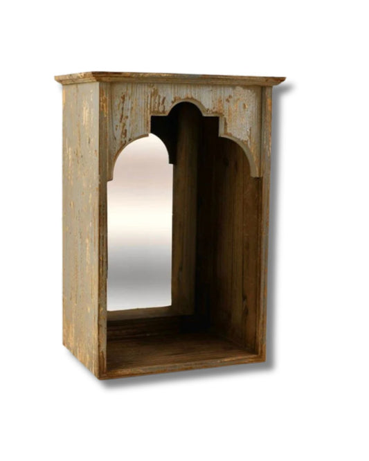Wooden Wall Niche Shelve