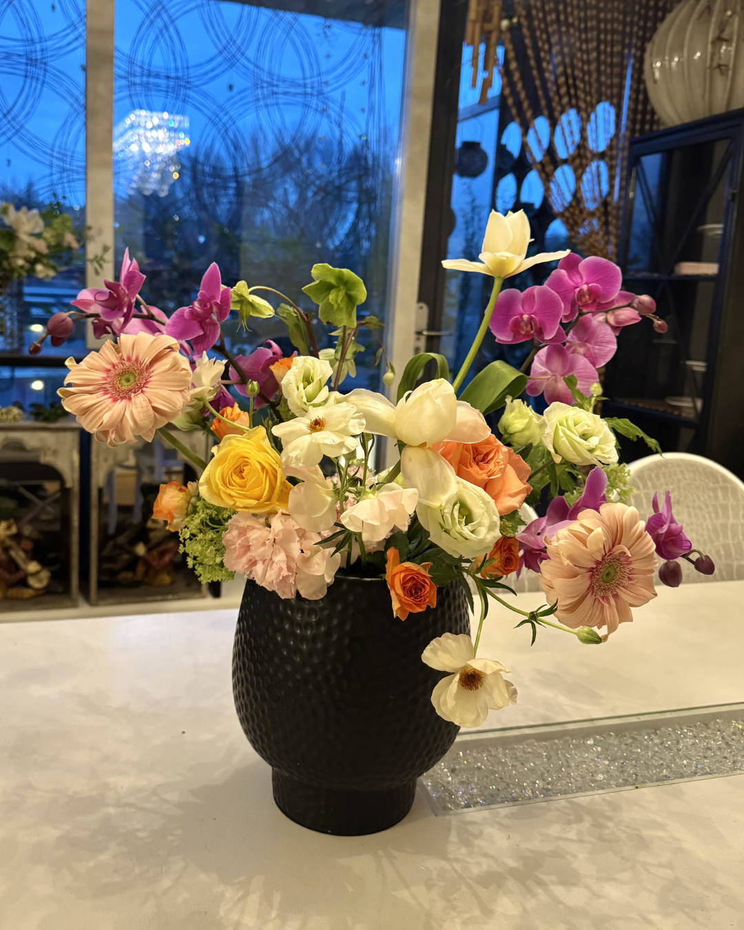 Vase Arrangement　One side Style （Include Vase）
